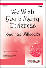 We Wish You a Merry Christmas SATB choral sheet music cover